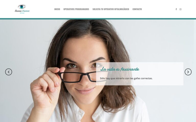 diseño de Sitio web buona visione