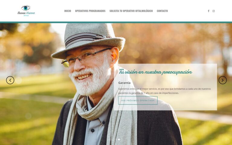 diseño de Sitio web buona visione