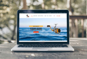 diseño web tienda online artículos de pesca