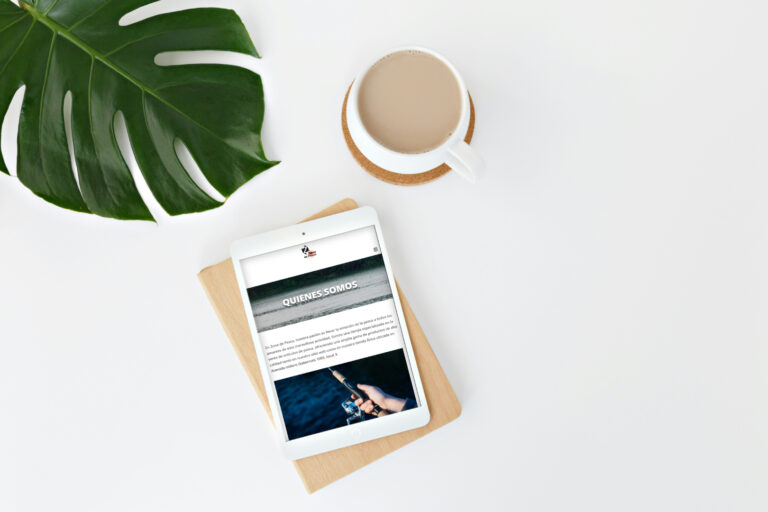 diseño web tienda online artículos de pesca